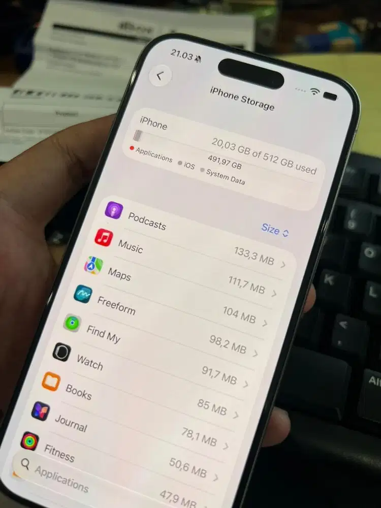Iphone 15 pro 512gb 80%bh