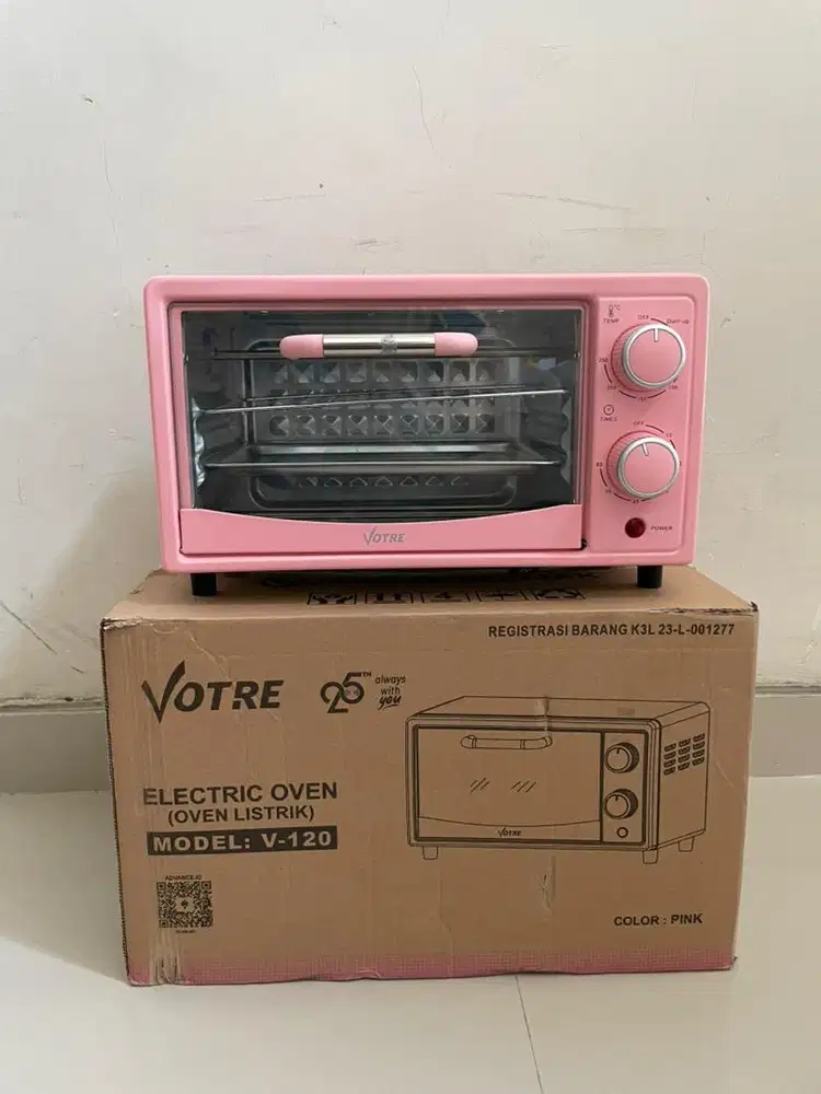 Votre Oven Listrik V-120 Pemanggang 12 Liter 2 Element 400 Watt