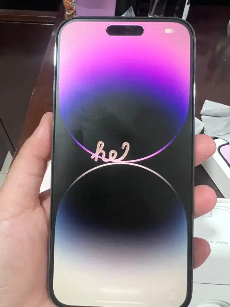 Iphone 14 Pro Max 128 GB Deep Purple (ex garansi IBOX)