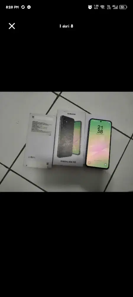 SAMSUNG GALAXY A56 12/256 FULLSET MULUS