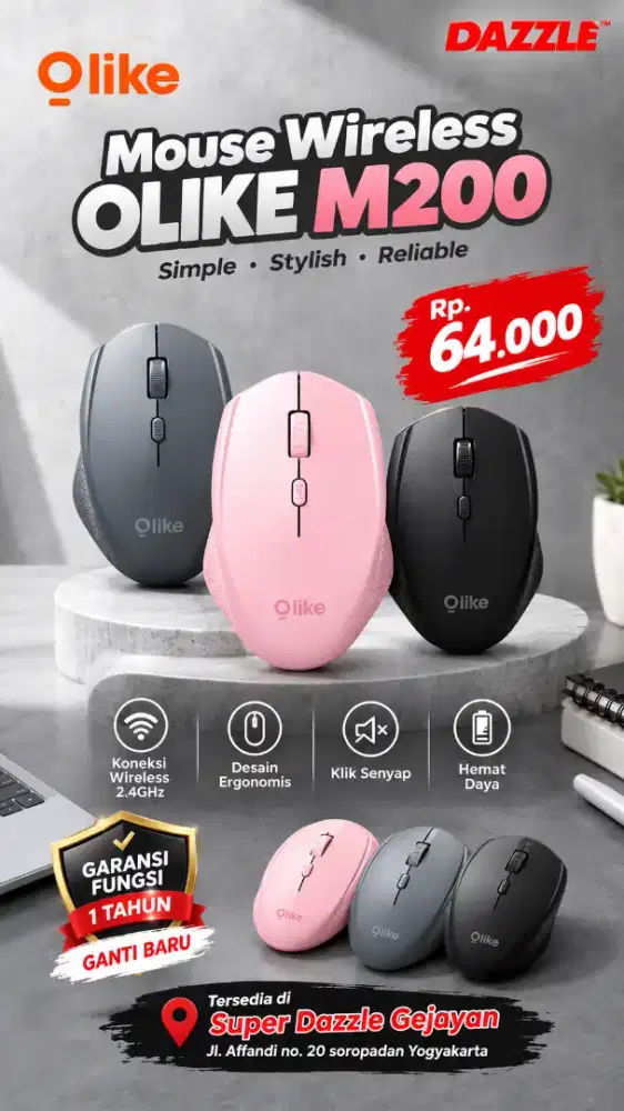 Mouse wireless OLIKE M200