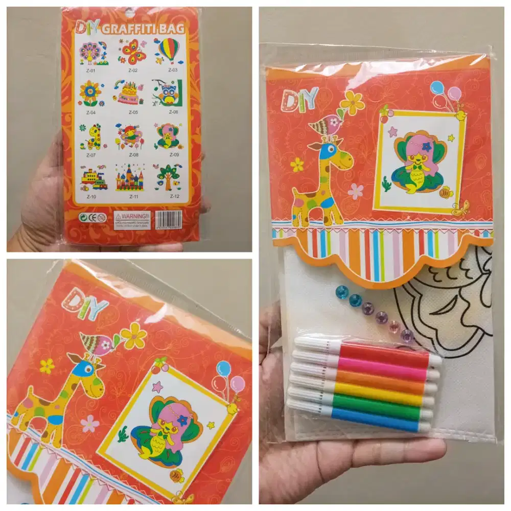 Grafiti Bag Mewarnai Tas Little Mermaid