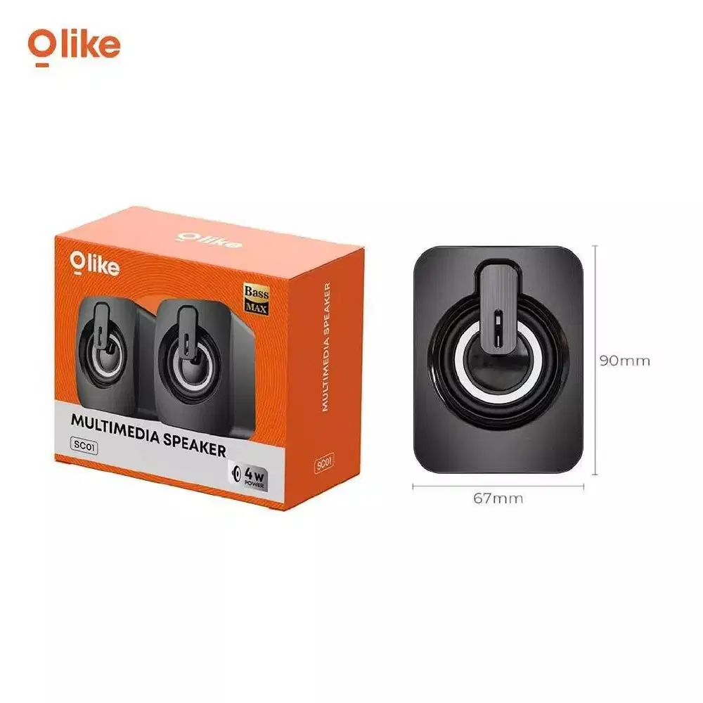 OLIKE Speaker Portable Mini SC01 Subwoofer 4W Stereo Bass Max Sound