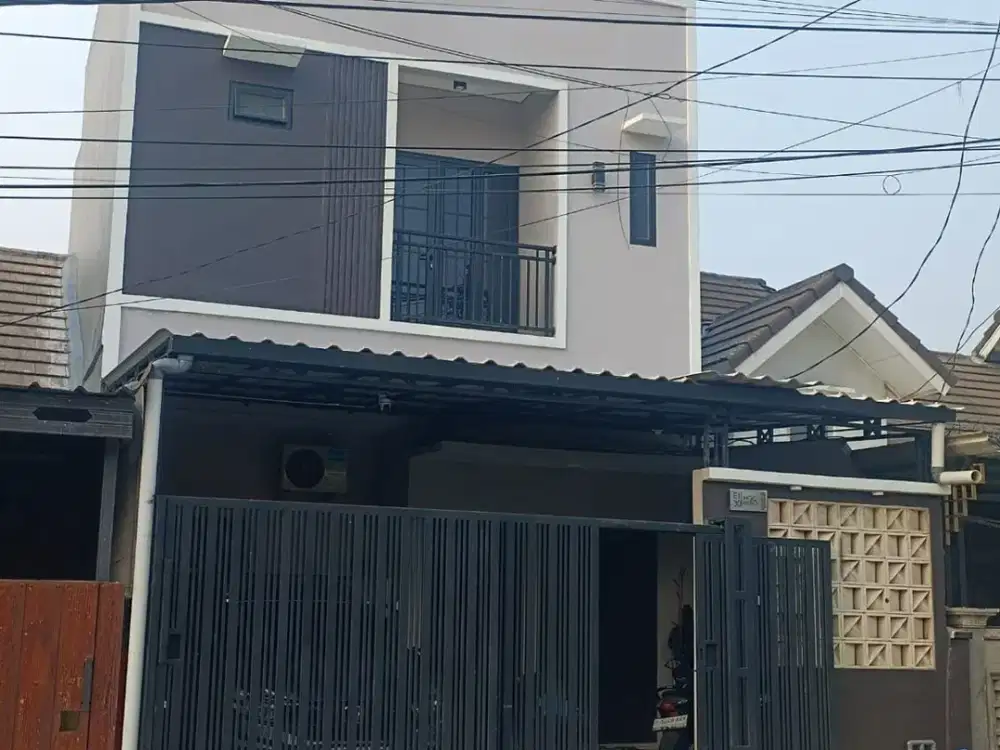 DIJUAL Rumah Full Renovasi dan Full Furnish yang Siap Huni dan Nyaman dengan Lokasi yang Startegis di Mutiara Gading CIty, Harapan Indah