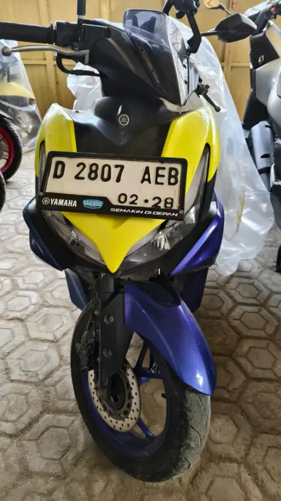 New Aerox Biru Kuning Kunci