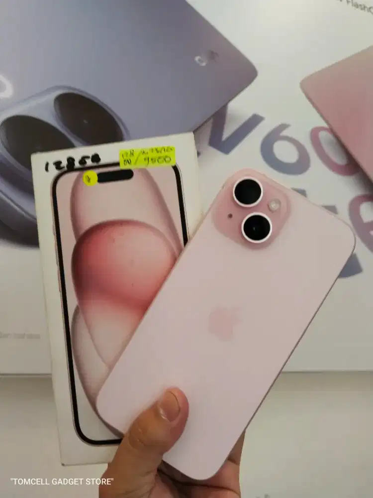 IPHONE 15 128GB EX IBOX MULUS FULLSET