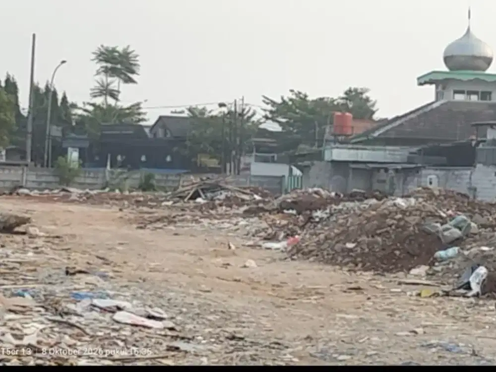 Disewakan Lahan kosong dipinggir jalan Raya Jatimekar Jatiasih