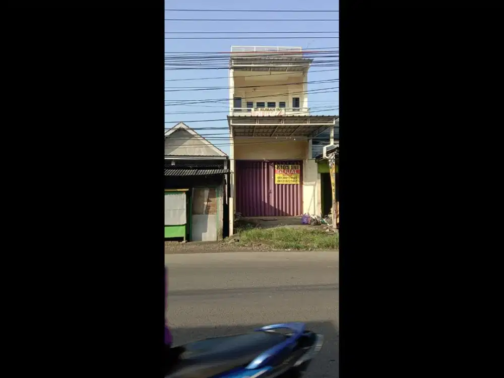 Dijual Ruko Ramai Menganti Gresik 140m2 Potensial Kuliner & Toko