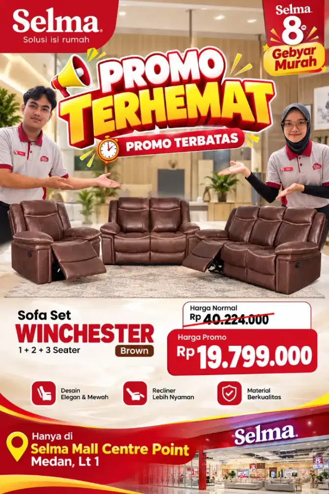 Sofa Set Recliner Paling Dicari