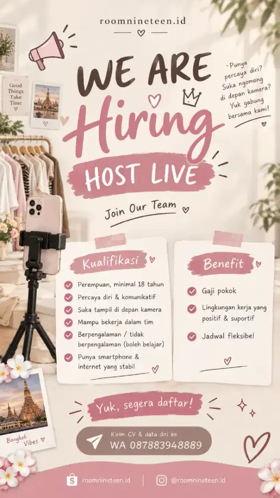 HOST LIVE STREAMING