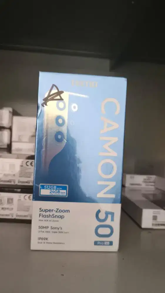 Tecno Camon 50 Pro 5G 12/256GB Baru