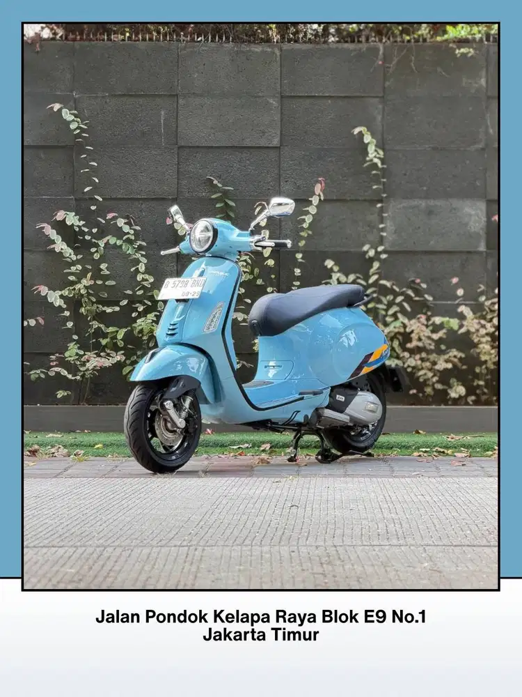 TERMURAH PIAGGIO VESPA PRIMAVERA S150 ABS NEW MODEL TAHUN 2024 BLUE