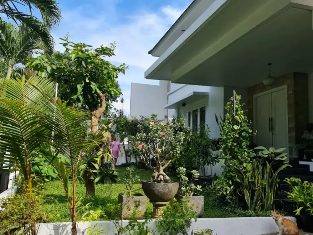 DIJUAL Rumah 2 Lantai yang Nyaman, Luas dan Cantik dengan Taman yang Asri dan Tenang di Lokasi yang Strategis di Menteng, Bintaro Sektor 7