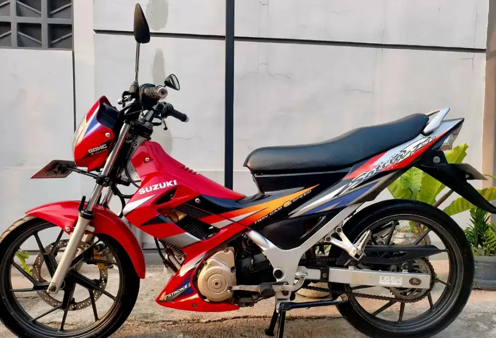 Suzuki satria fu150 2005 cbu thailand merah hitam