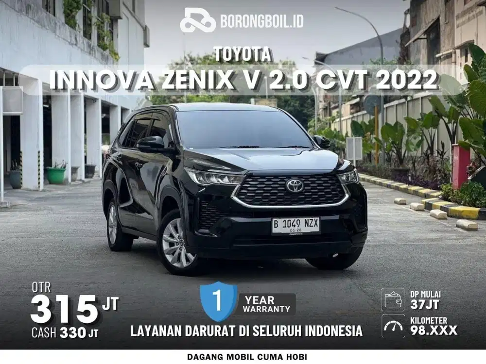 [SERVICE RECORD]Toyota Kijang Innova Zenix V Bensin 2.0 CVT 2022 Hitam
