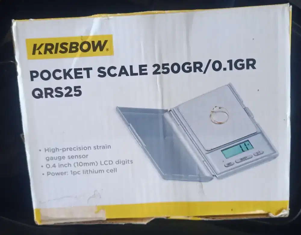 Timbangan pocket scale , baru tidak pernah di pakai