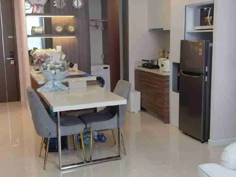 DISEWAKAN APARTEMEN MARIGOLD NAVAPARK BSD 2+1BR FULLY FURNISHED