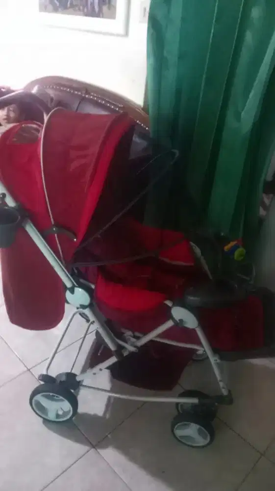 Stroler dorong dua arah masih bagus normal