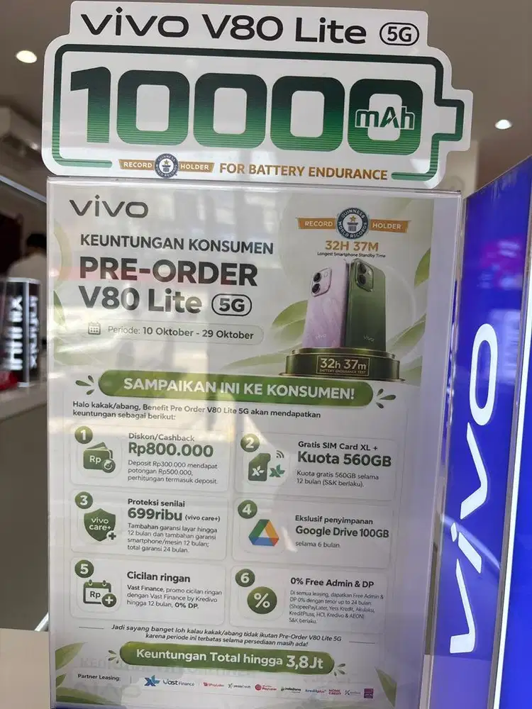 DAPETIN PROMO PO VIVO V80LITE BELI HP BISA GRATIS HP