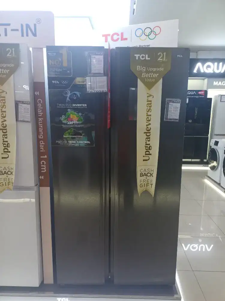 TCL KULKAS SIDE BY SIDE