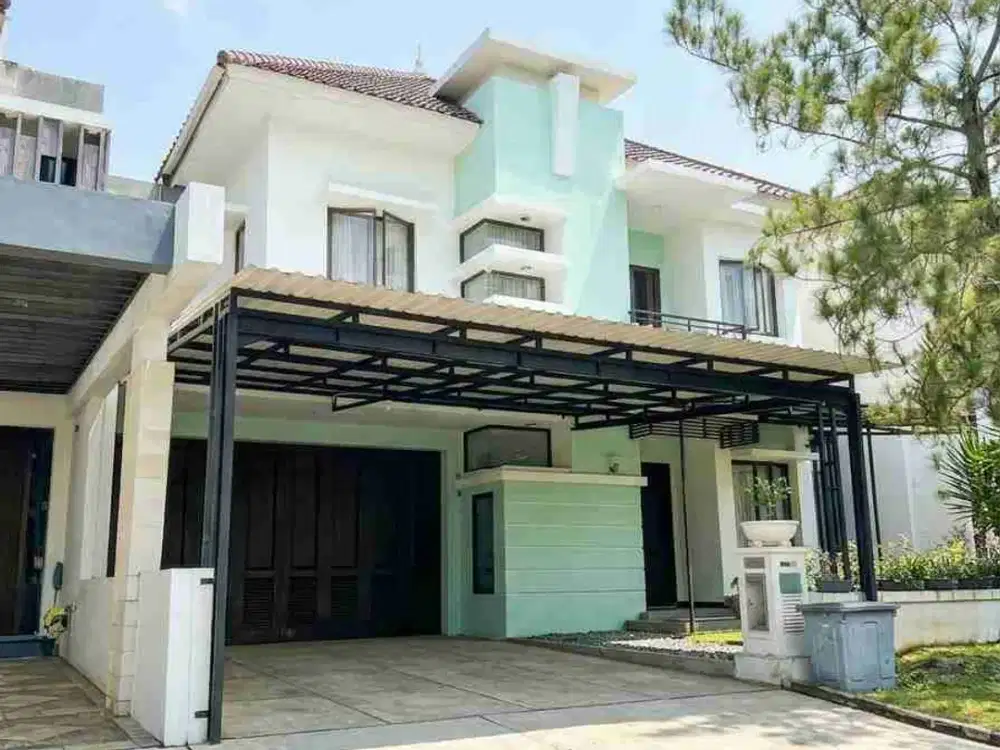 rumah 2 lantai luas cluster cemara harapan indah