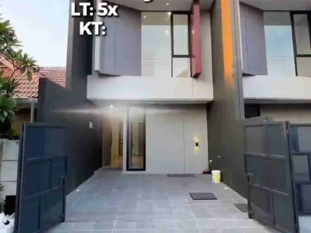 dijual rumah baru 2 lantai