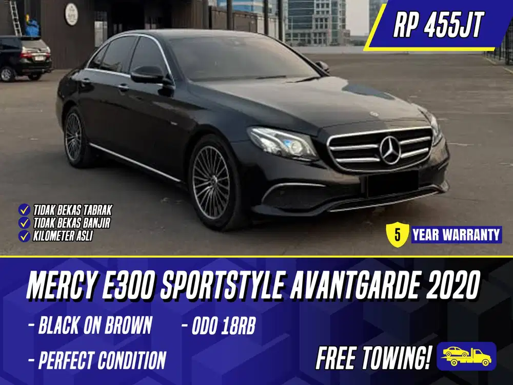 Mercedes Benz E300 SportStyle 2020 NIK 2019 Black Hitam Sport Style