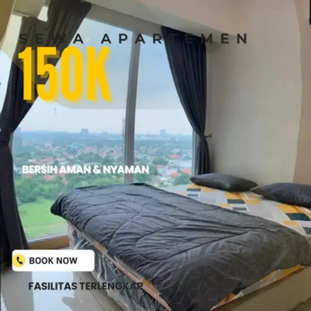 Sewa Apartemen SENTRA TIMUR JAKARTA PULOGEBANG Harian/Transit Termurah