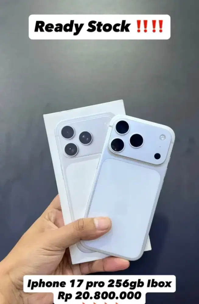 Iphone 17 pro 256 ibox murah bandung