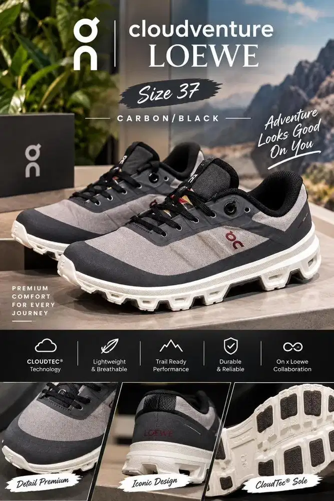Sepatu Loewe unisex nyaman dan enak di pakai
