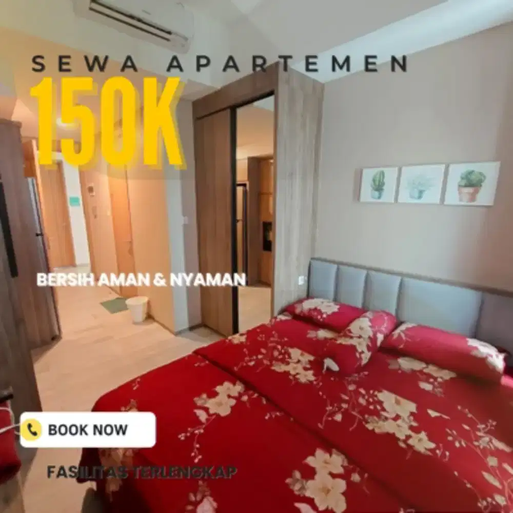 Sewa Apartemen TREEPARK CITY Harian/Transit Termurah Tangerang