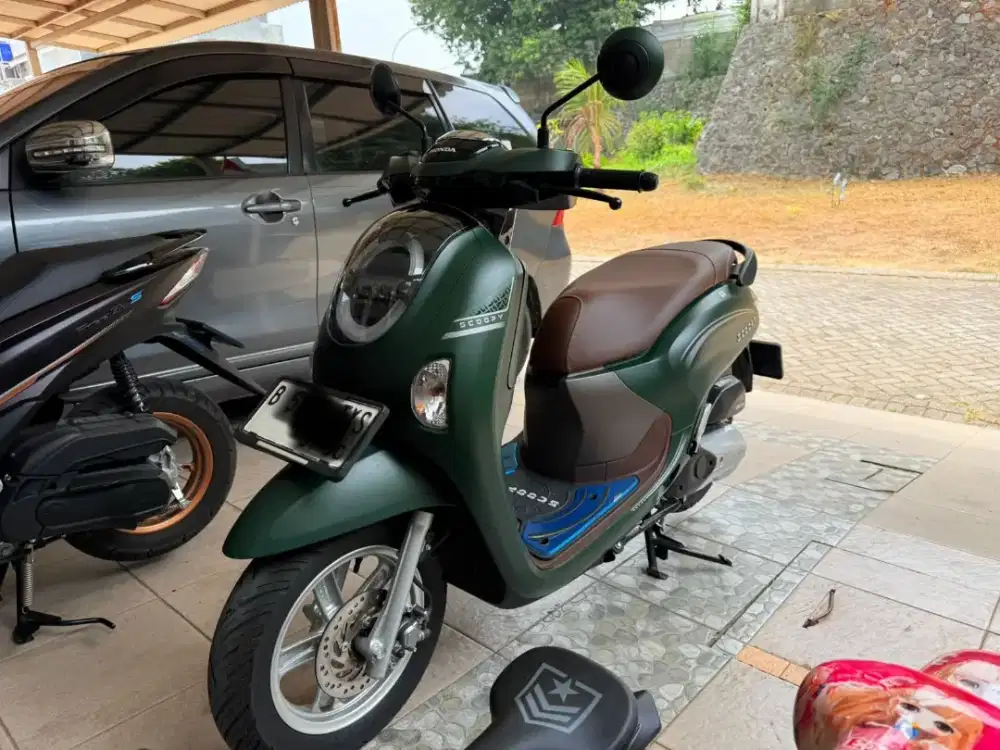 Km 1.000 Simpanan Honda Scoopy Stylish Keyless 2025 Bln 7 Mulus 99%