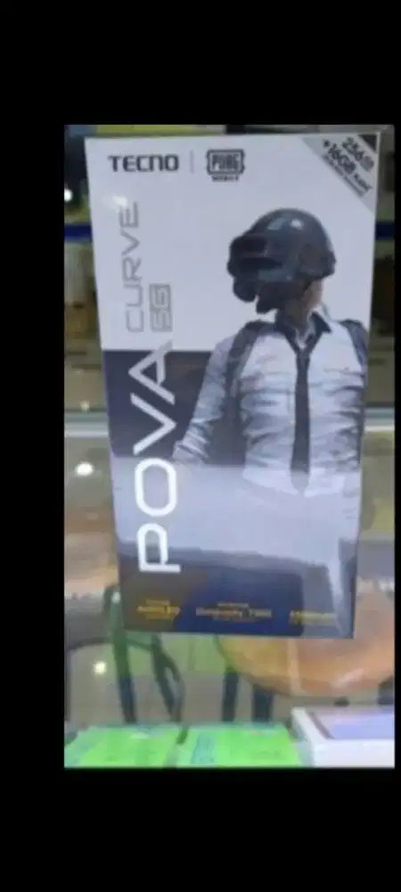 Tecno pova 5G curve 8/256 layar lengkung