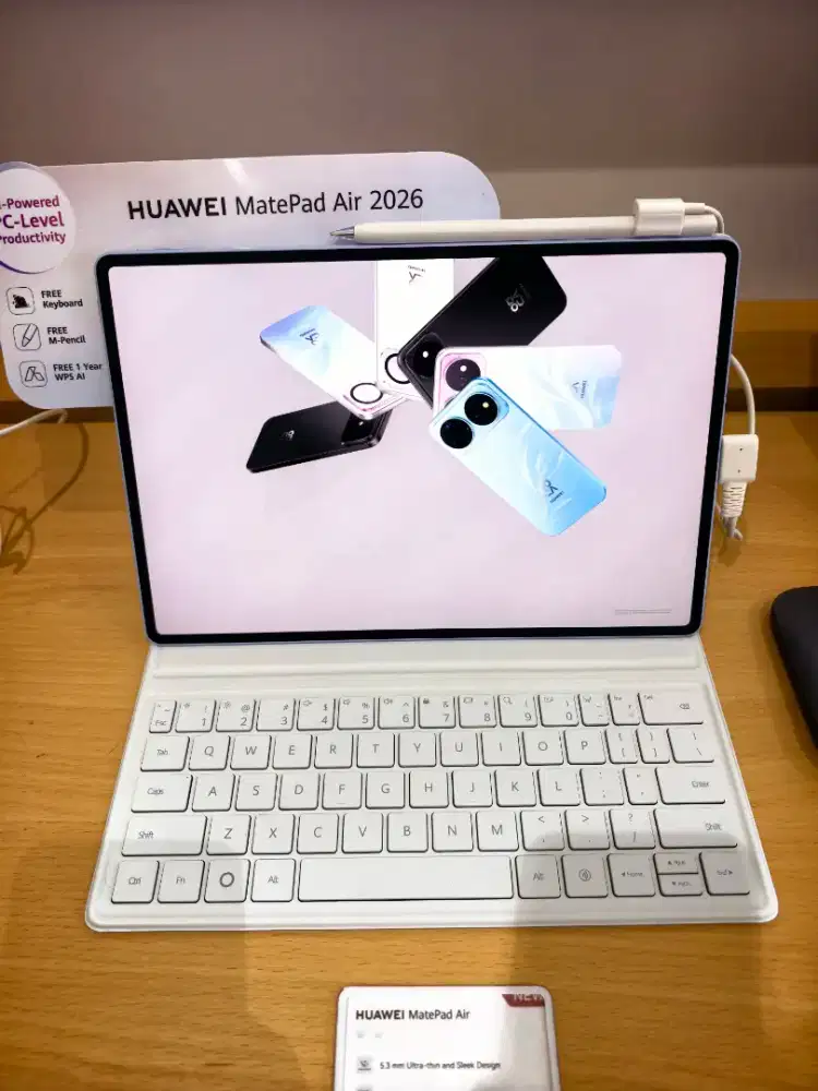 HUAWEI MATEPAD AIR FREE PEN KEYBOARD DAN MOUSE