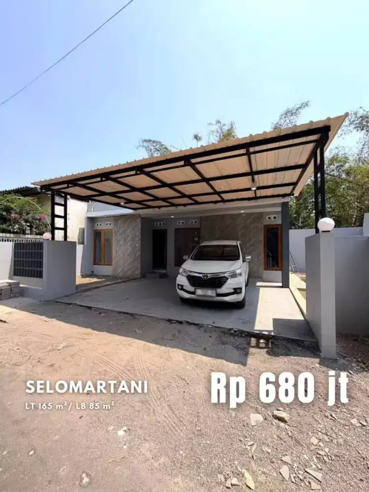 Dijual Rumah Strategis dan Luas dekat Jalan Raya Selomartani