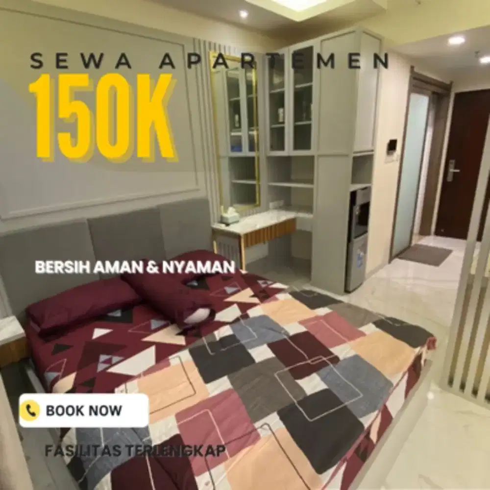 Sewa apartemen green Lake view Harian/Transit Termurah Tangerang