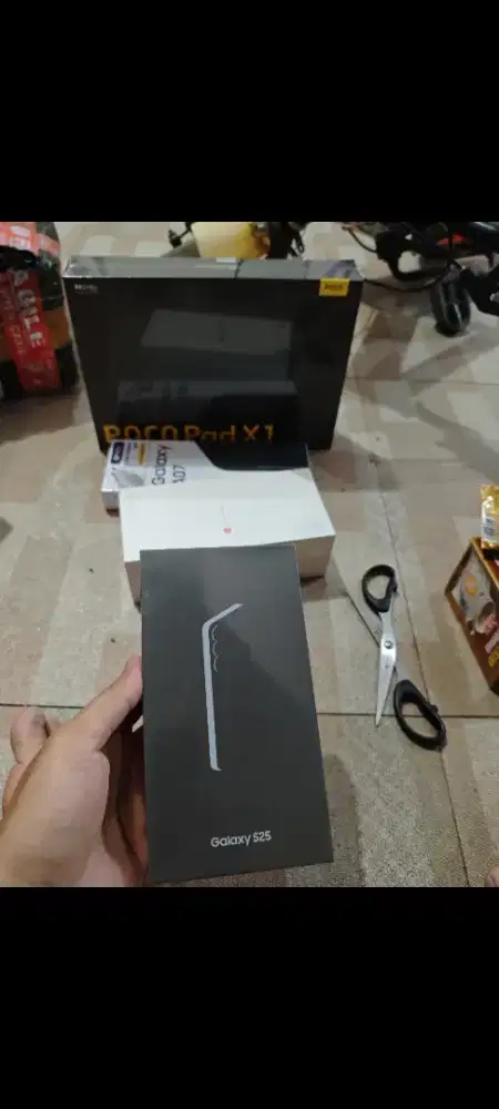 Samsung galaxy S25 basic base ram 12gb silver shadow garansi resmi