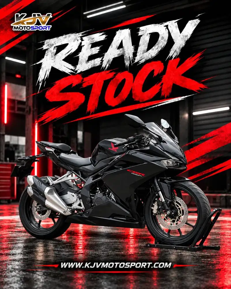 HONDA NEW CBR 250RR NON ABS 2020 BLACK FREEDOM KM LOW PAJAK PANJANG