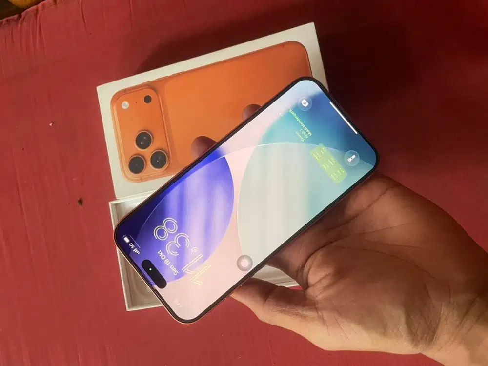 Iphone 17 pro max 256gb cosmic orange garansi