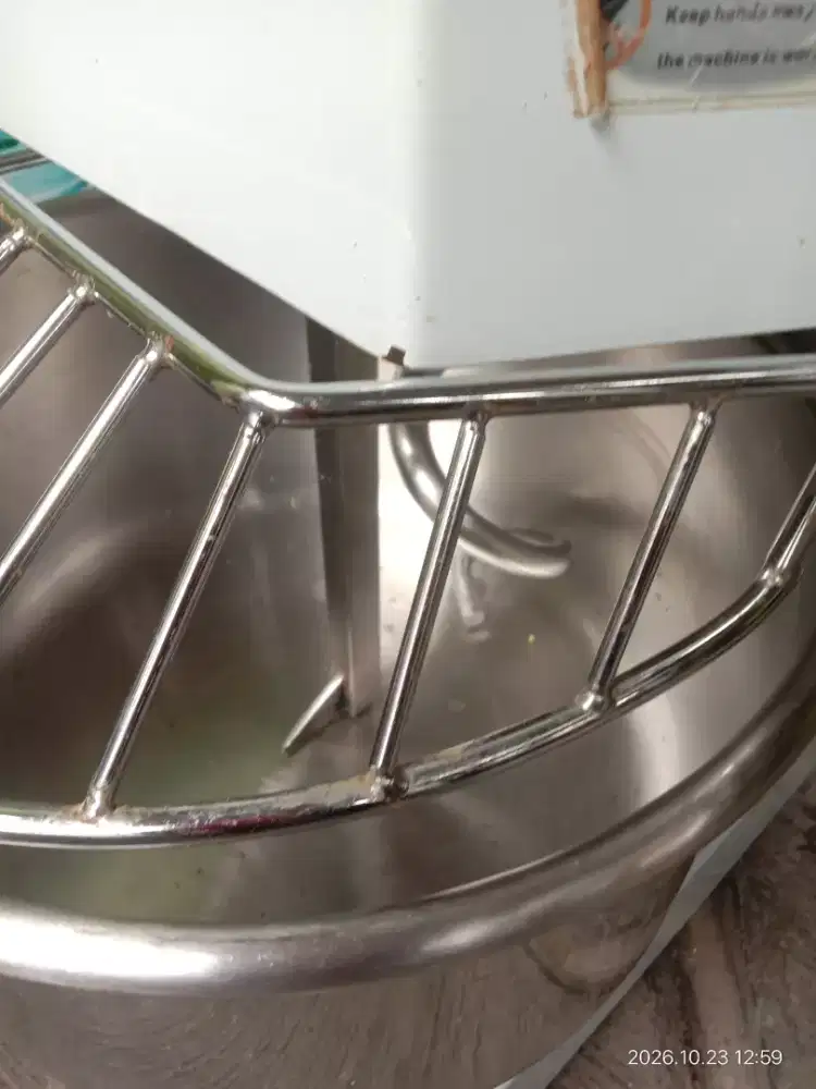 spiral mixer dough roti/ bapau/donut kav 20ltr 5kg flour  second