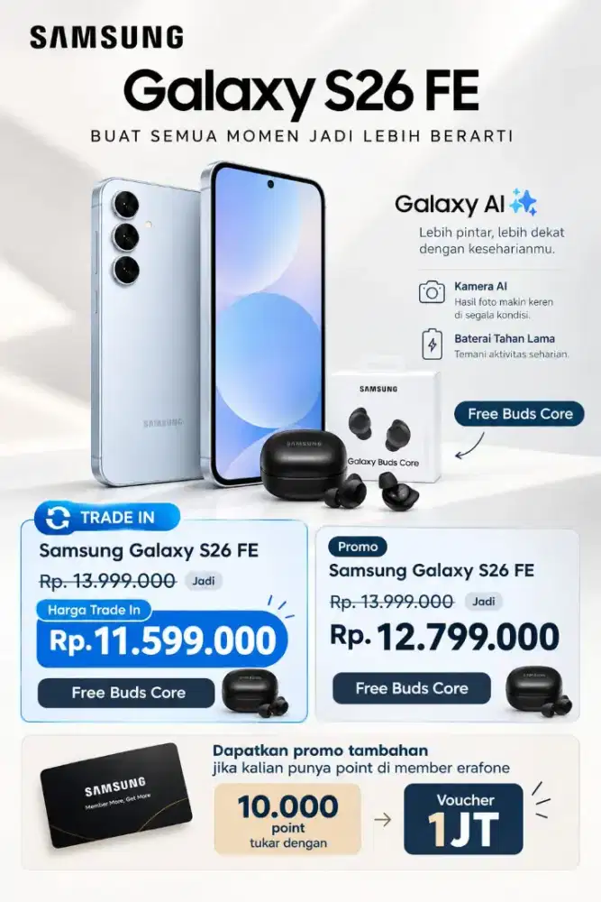SAMSUNG GALAXY S26 FE PROMO JUSUMI