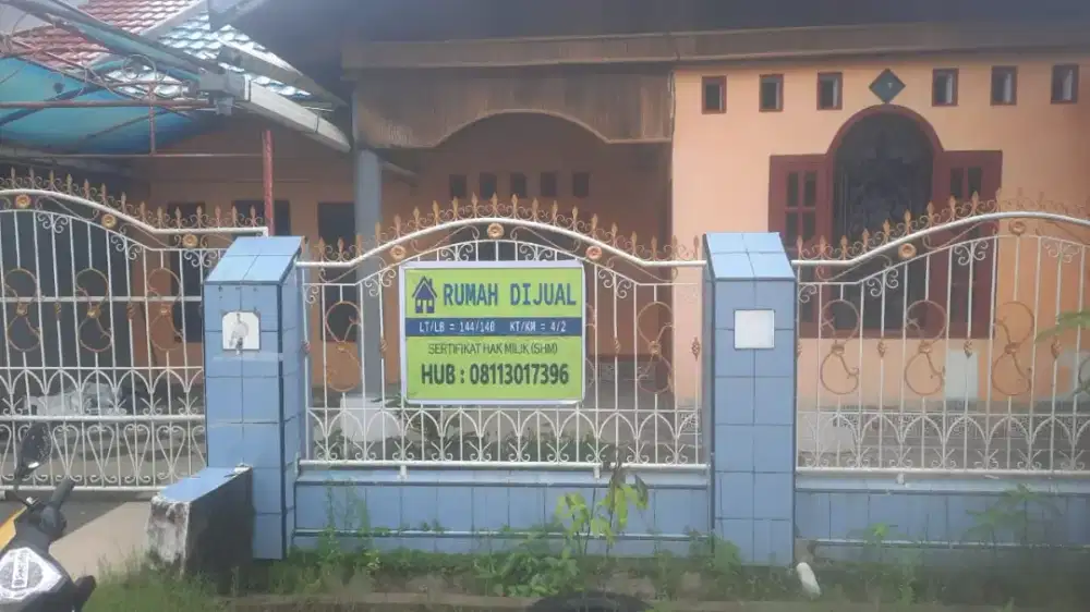 Jual Rumah Luas Murah SHM Tanpa Perantara di Bungoro Indah Baru