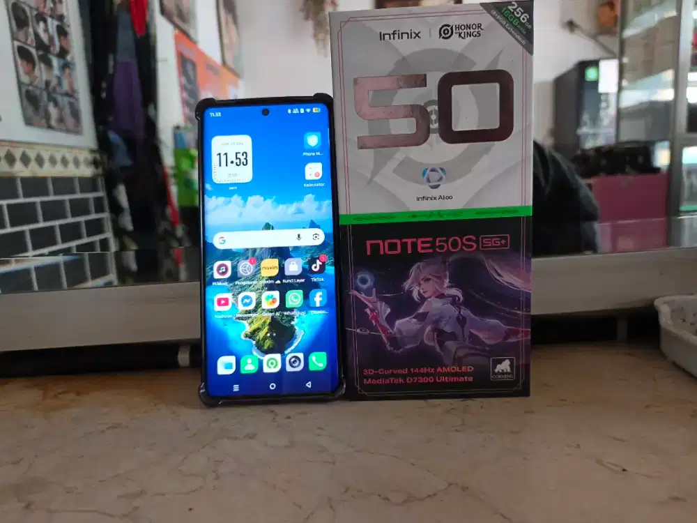 Infinix note 50s Ram 8+8/256