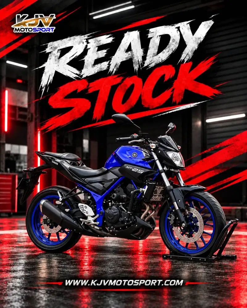 YAMAHA MT25 OLD BIRU 2019 PAJAK PANJANG NO MINUS
