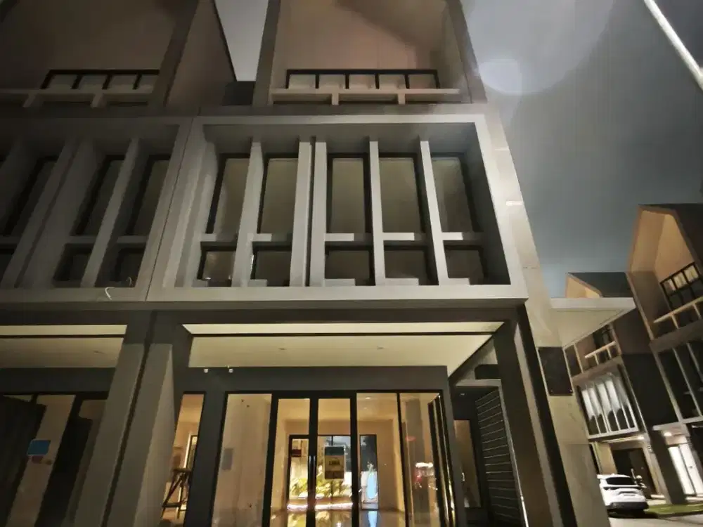 DISEWAKAN RUKO HOOK 2 FACADE – DELREY BUSINESS TOWNHOUSE BSD CITY