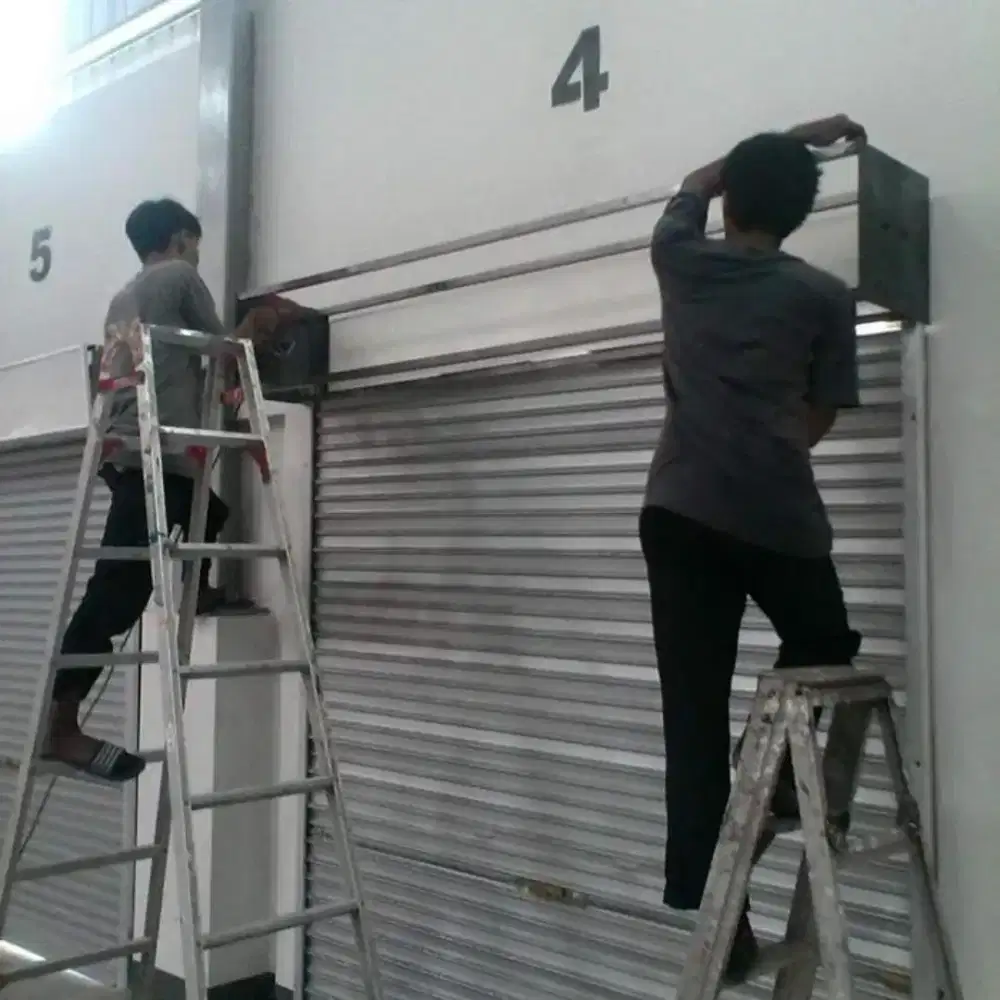 Service rolling door folding gate murah area depok