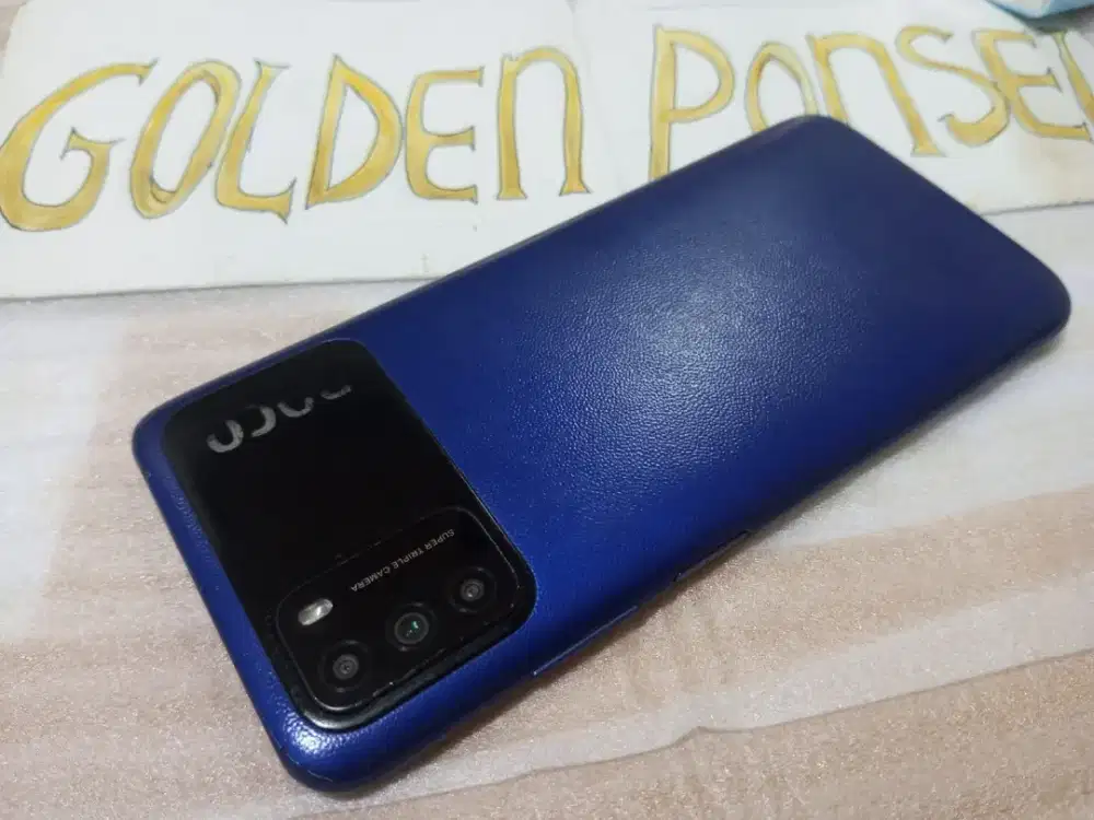 Poco M3-Finger.Ram 4/64GB.4G.ORI #GOLDEN PONSEL