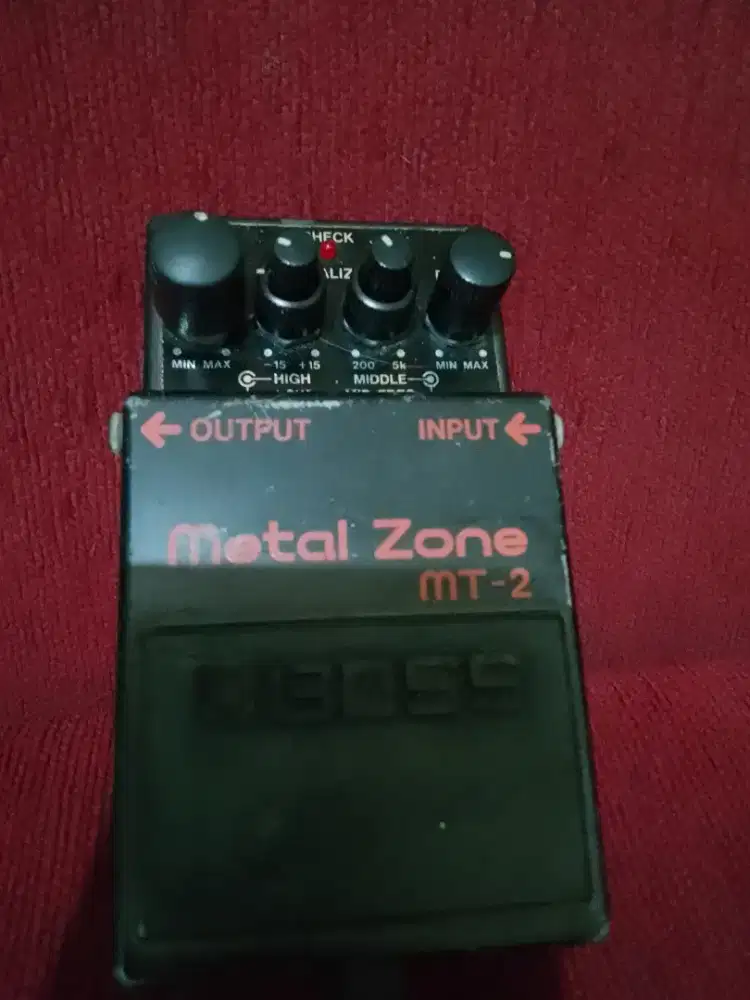 Boss mt2 fx gitar
