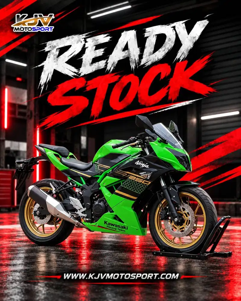 KAWASAKI NINJA 250 MONO SL 2019 HIJAU KRT KM LOW PAJAK PANJANG SUPERB
