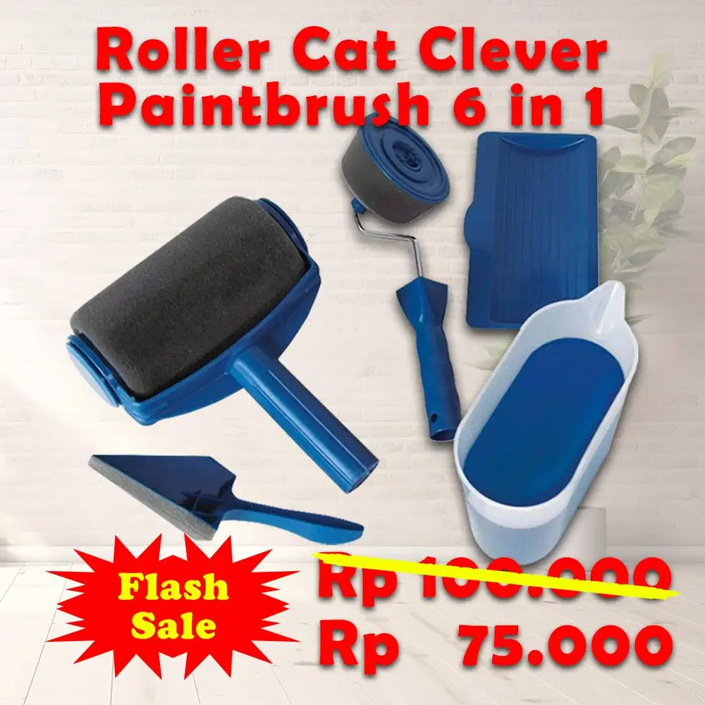Flash Sale - Roller Cat Clever Paintbrush 6 in 1